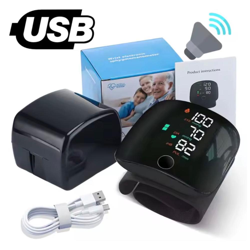TENSIOMETRO DIGITAL RECARGABLE PARLANTE PANTALLA LED