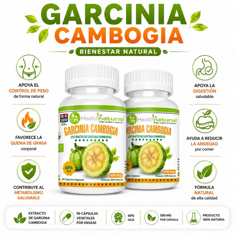 PACK 2 GARCINIA CAMBOGIA HEALTHNATURAL 1000MG