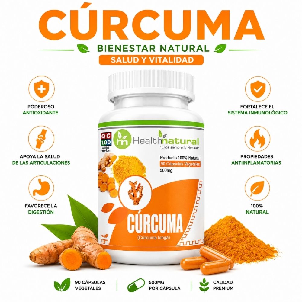 CÚRCUMA HEALTHNATURAL 500MG