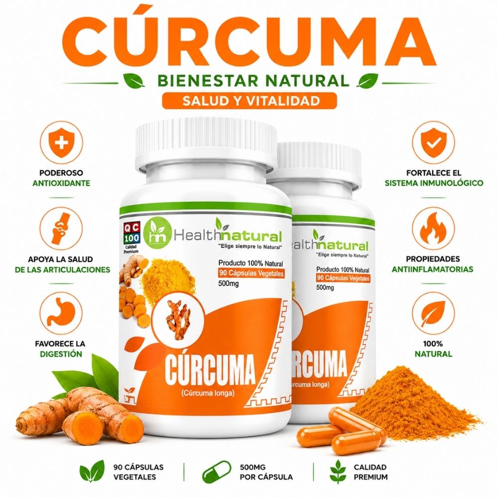 PACK 2 CÚRCUMA HEALTHNATURAL 1000MG