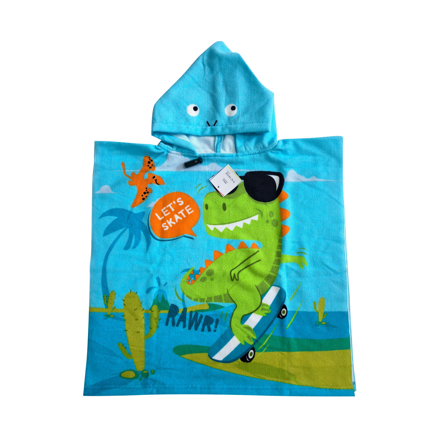 Toalla Capucha Dino