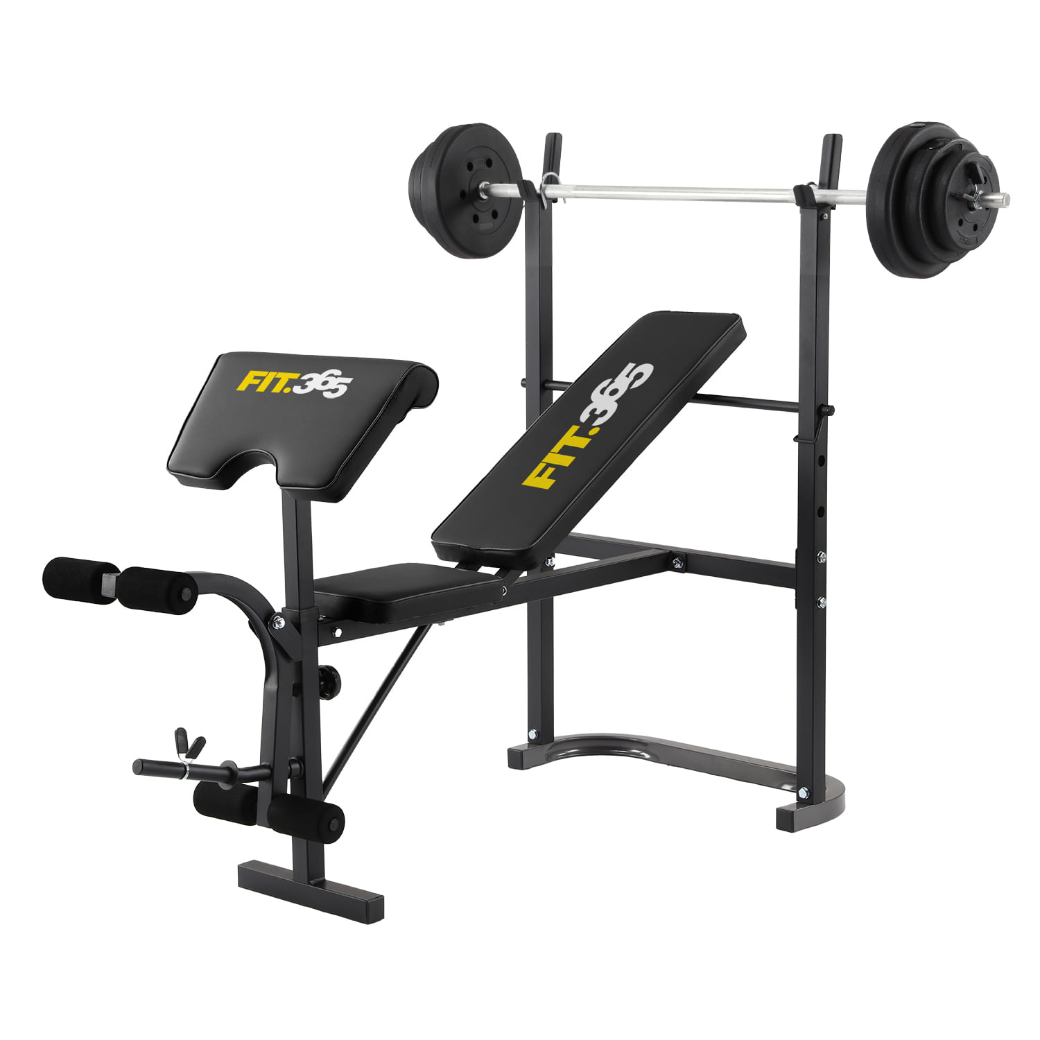 Banca de Ejercicios Fit365 con Pesas OX - 0810