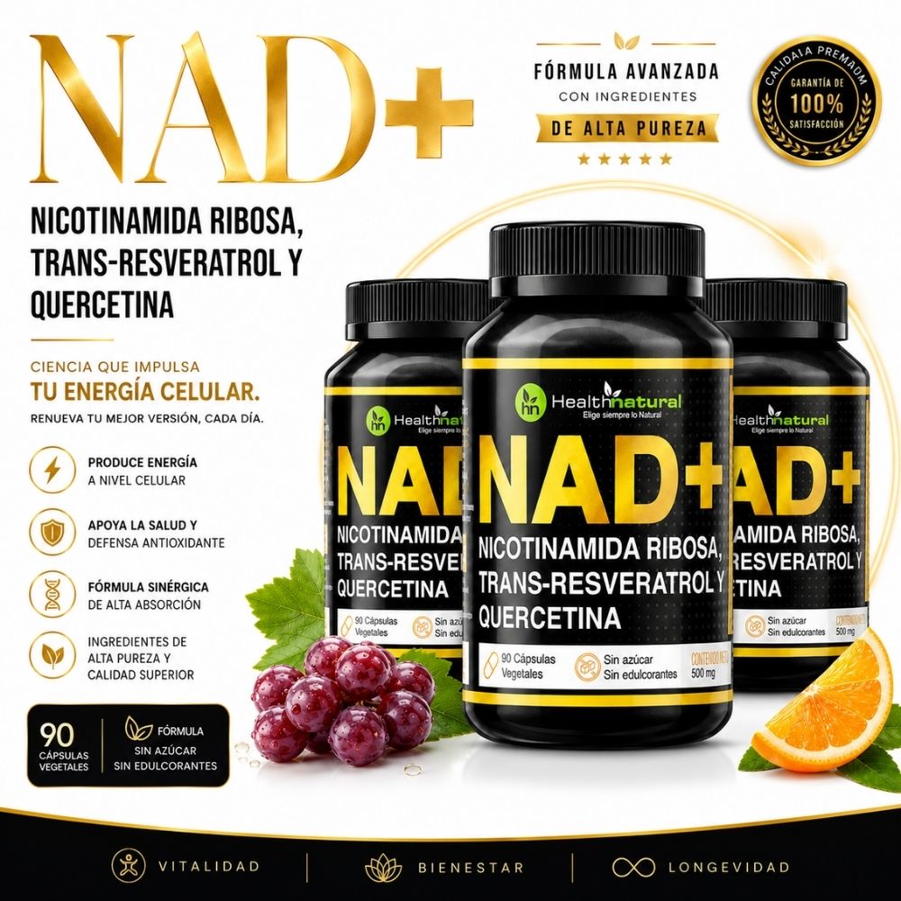 PACK 3 NAD HEALTHNATURAL 1500MG