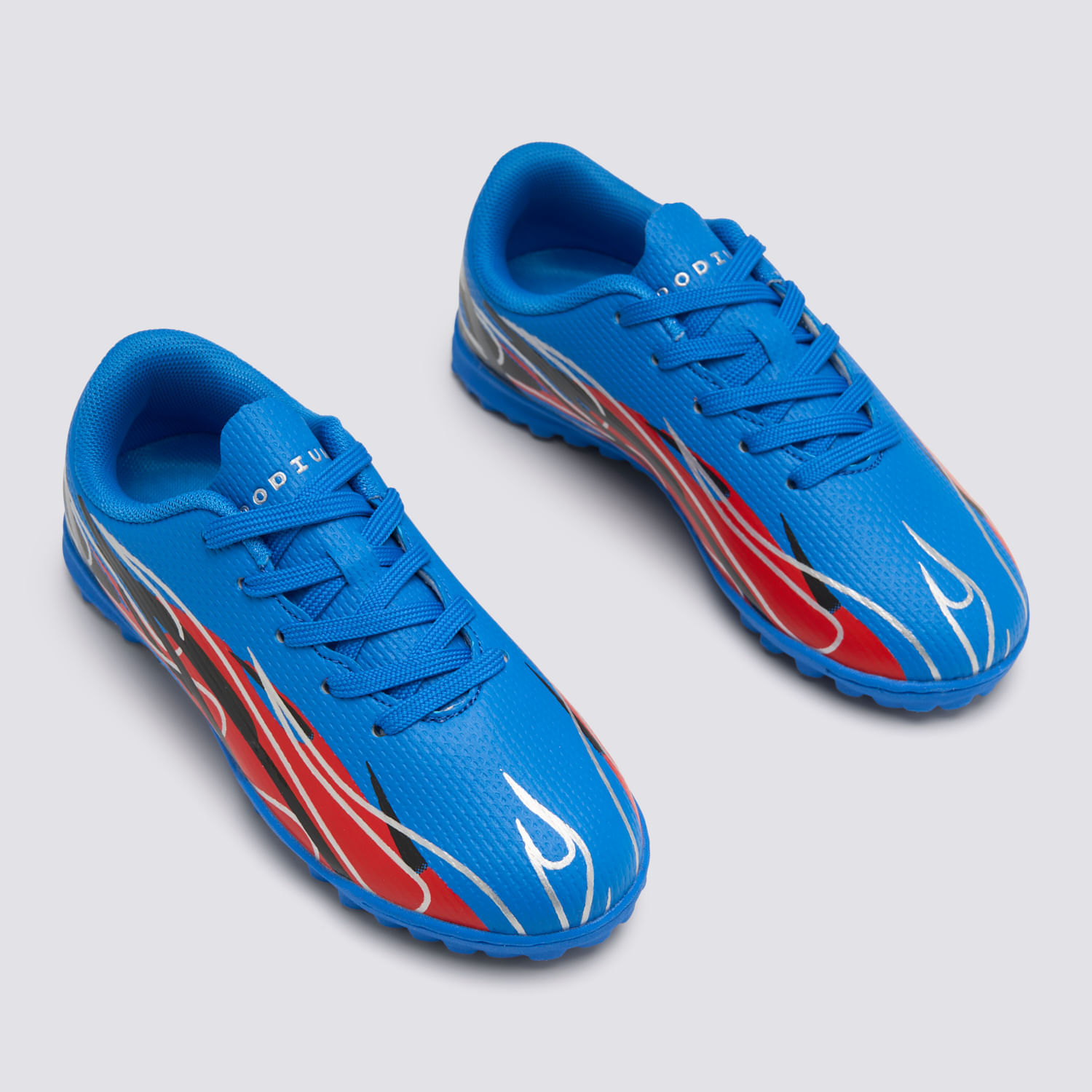 Zapatillas De Futbol Azul Niño Af52987k Podium