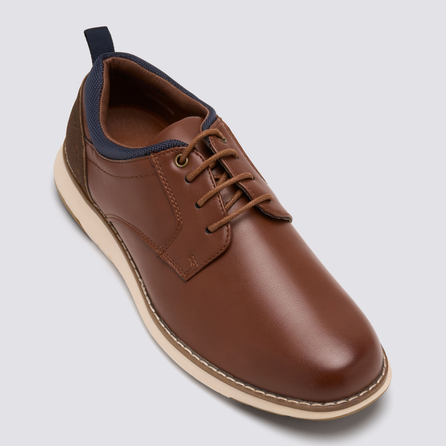 Zapatos De Vestir Camel Hombre Patch Madison 42