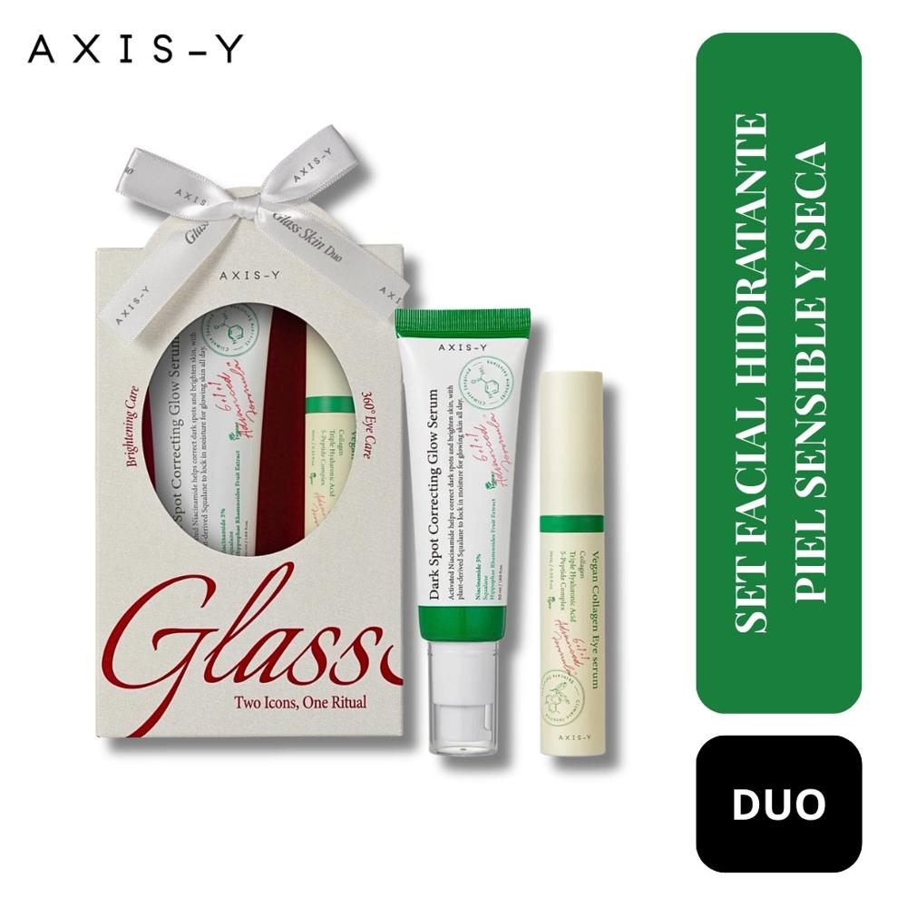 Set Facial Hidratente y Iluminador Piel Sensible y