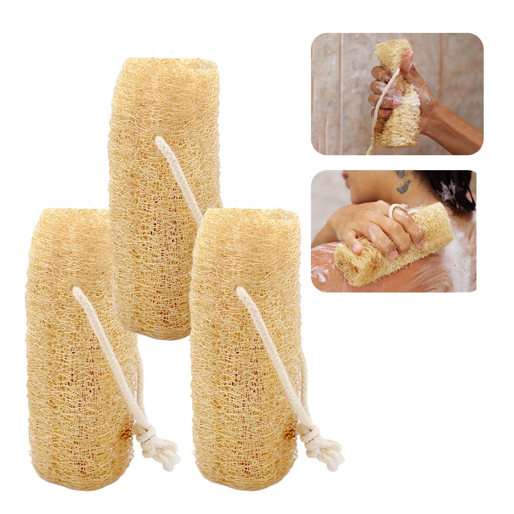 Esponja Luffa Vegetal Corporal Tripack de Bamboo Balance