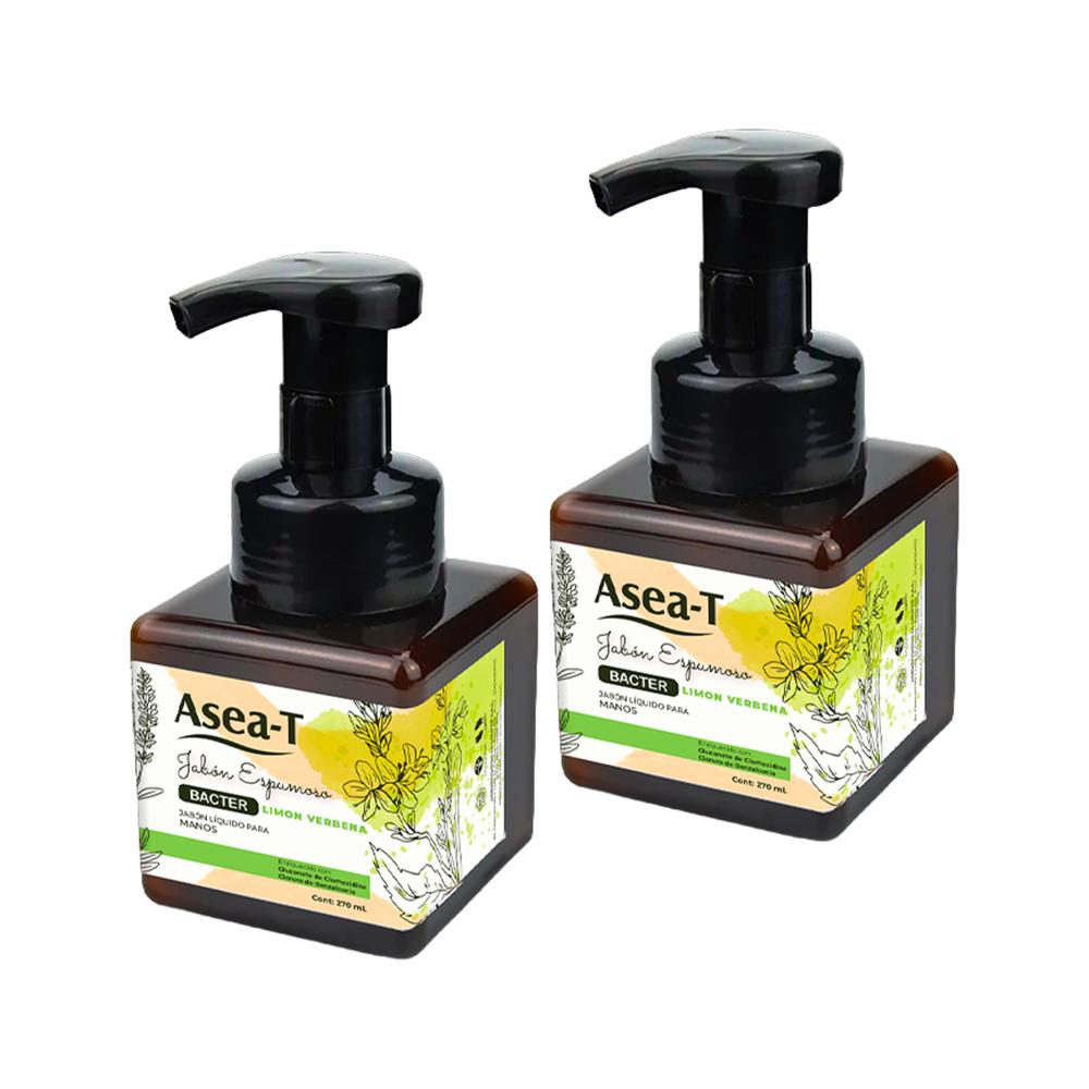 Asea-T Jabón Espumoso Bacter Limon Verbena X 270Ml 2Und