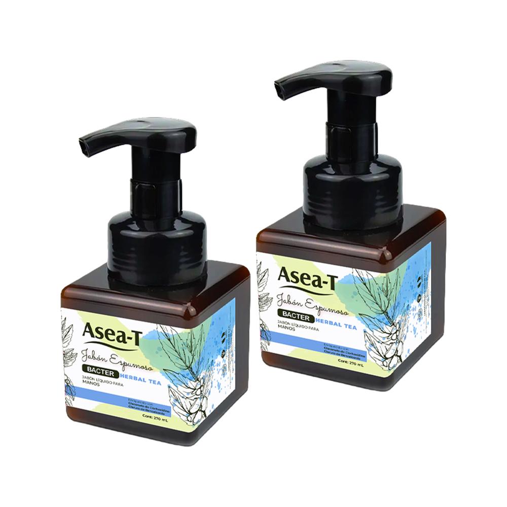 Asea-T Jabón Espumoso Bacter Herbal Tea X 270Ml 2Und