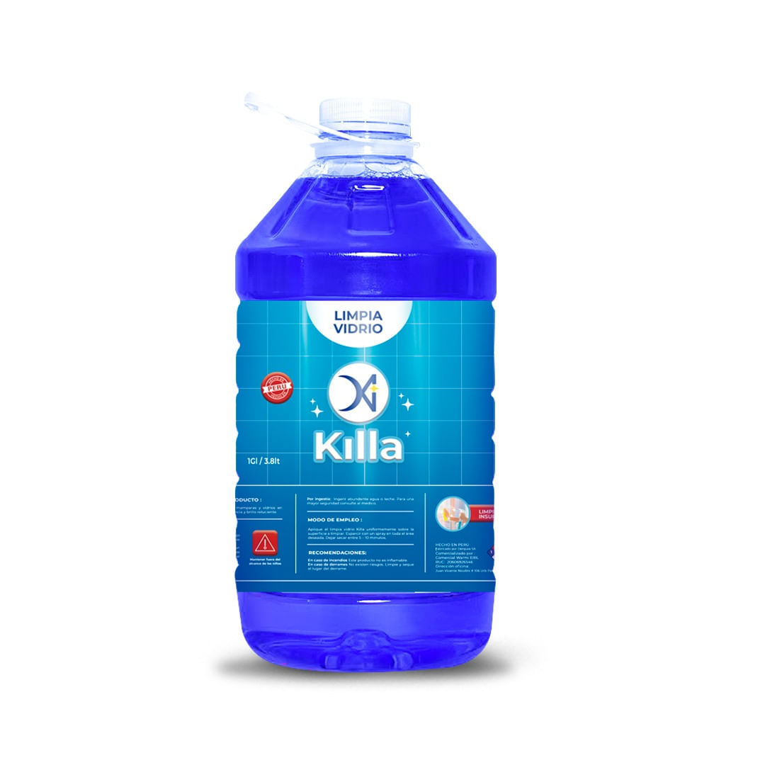 Limpia Vidrios Galon Killa