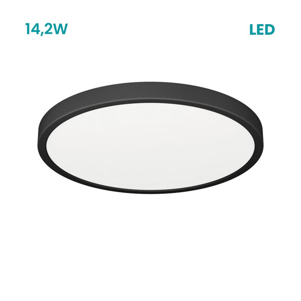 Lamp Techo Fueva 6 14.2W NEGRO