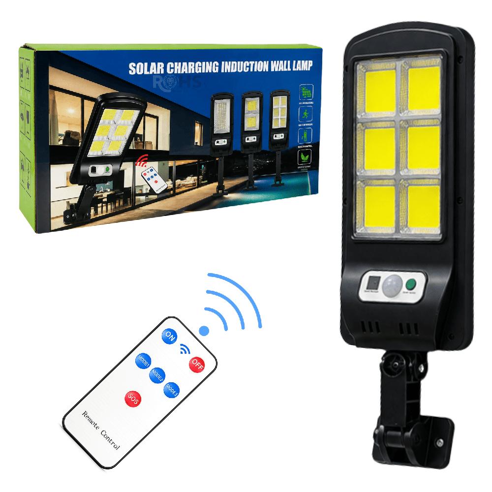 Lámpara Solar Para Exterior Con Sensor De Movimiento Y Control Remoto