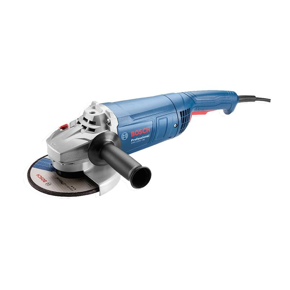 Amoladora Esmeril Bosch 2200 W 7(180mm)  Gws 2200-180 Tri