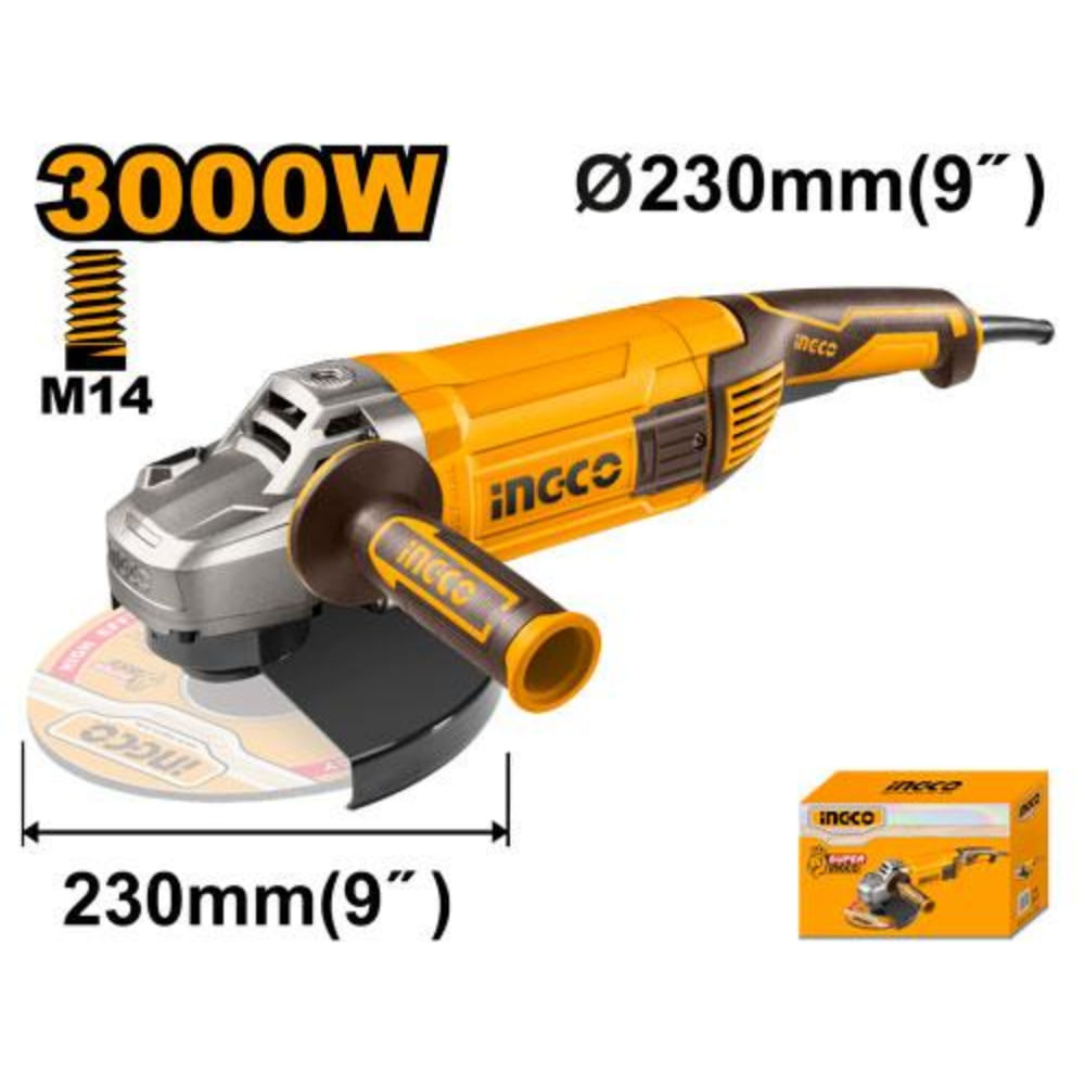 Amoladora Angular 3000W 9" Ingco AG30008