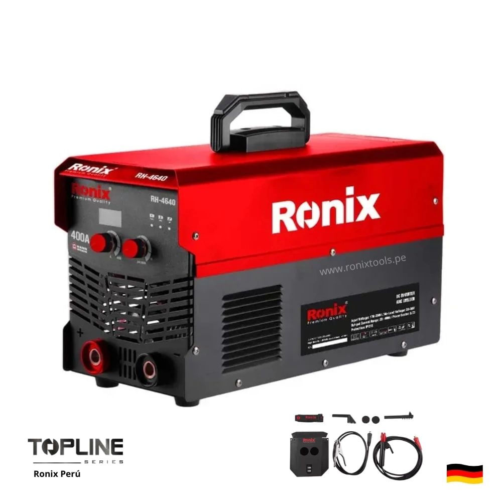 Máquina de Soldar 400A Inverter DC ARC IGBT Industrial RONIX RH-4640