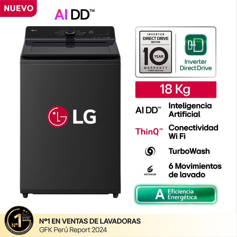 LG 18Kg AI Dd Turbowash WT18OBTX