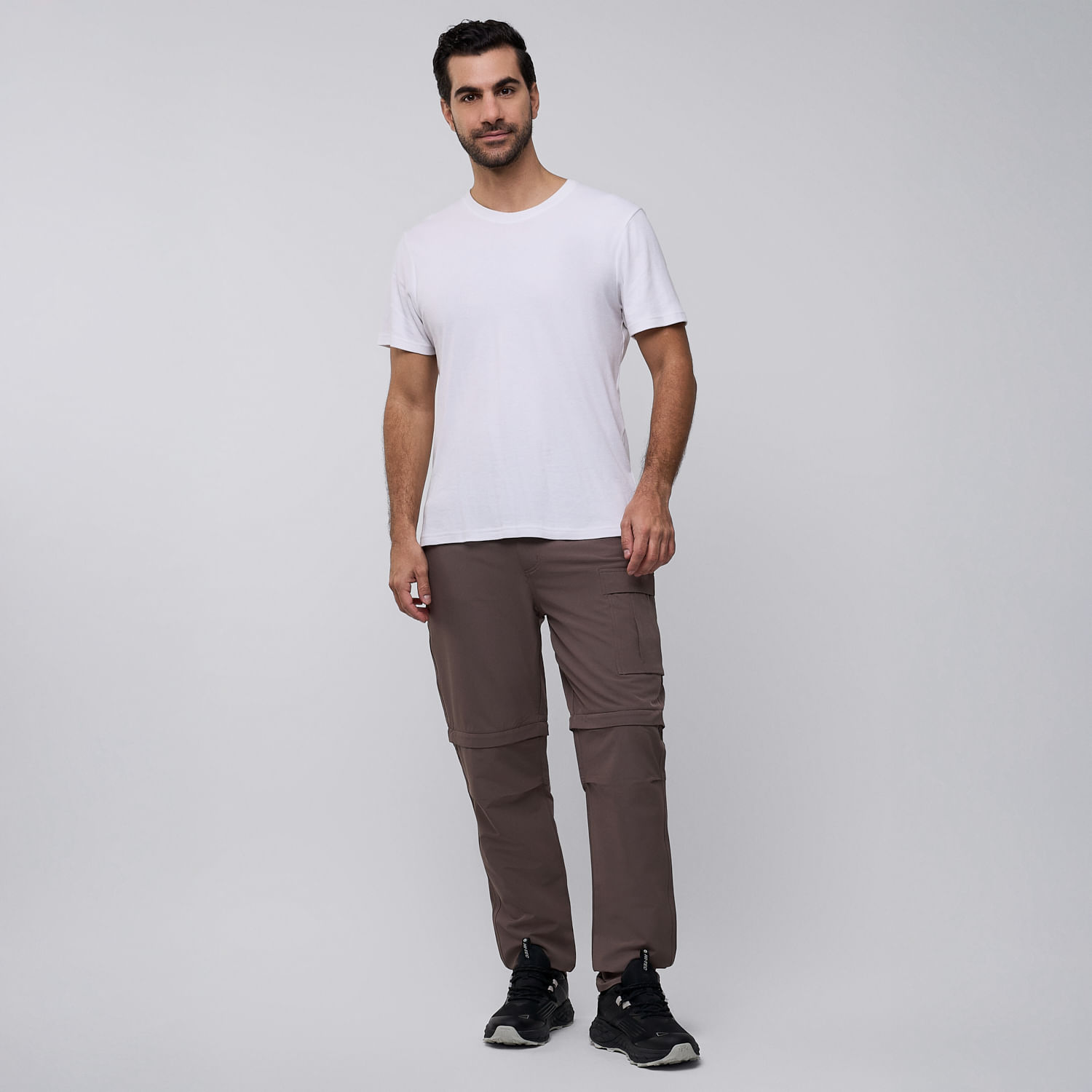 Pantalon De Buzo Hombre Hi-tec Cargo Marron M