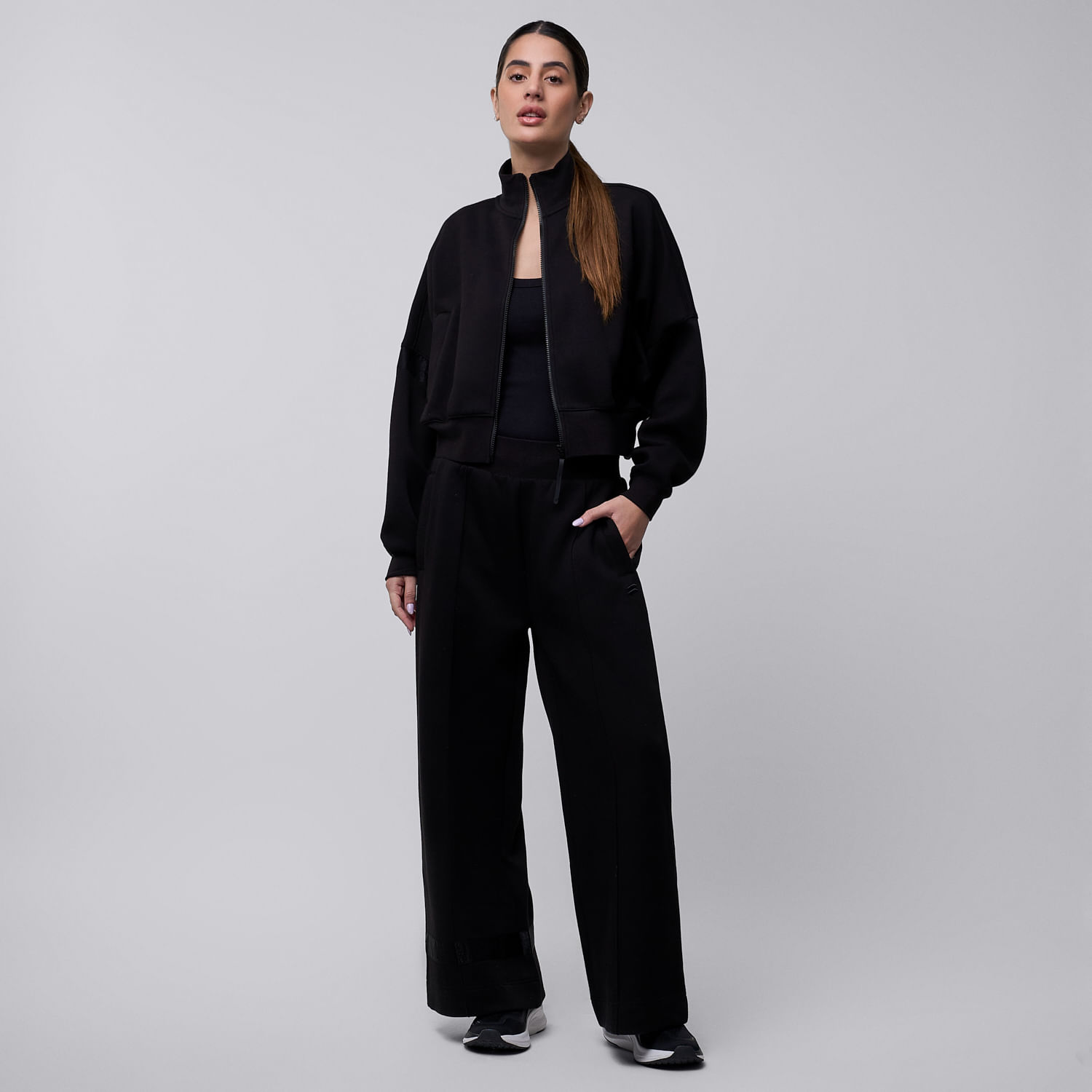 Conjunto Buzo Deportivo Mujer Podium Onda Negro L