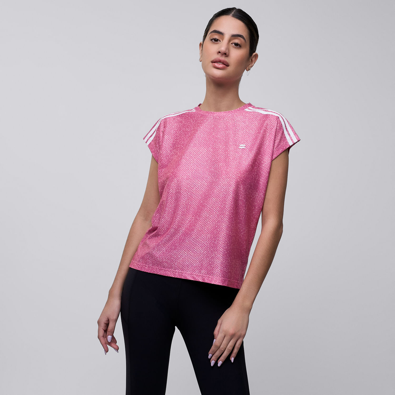 Polo Deportivo Mujer Podium Rain Fresa M