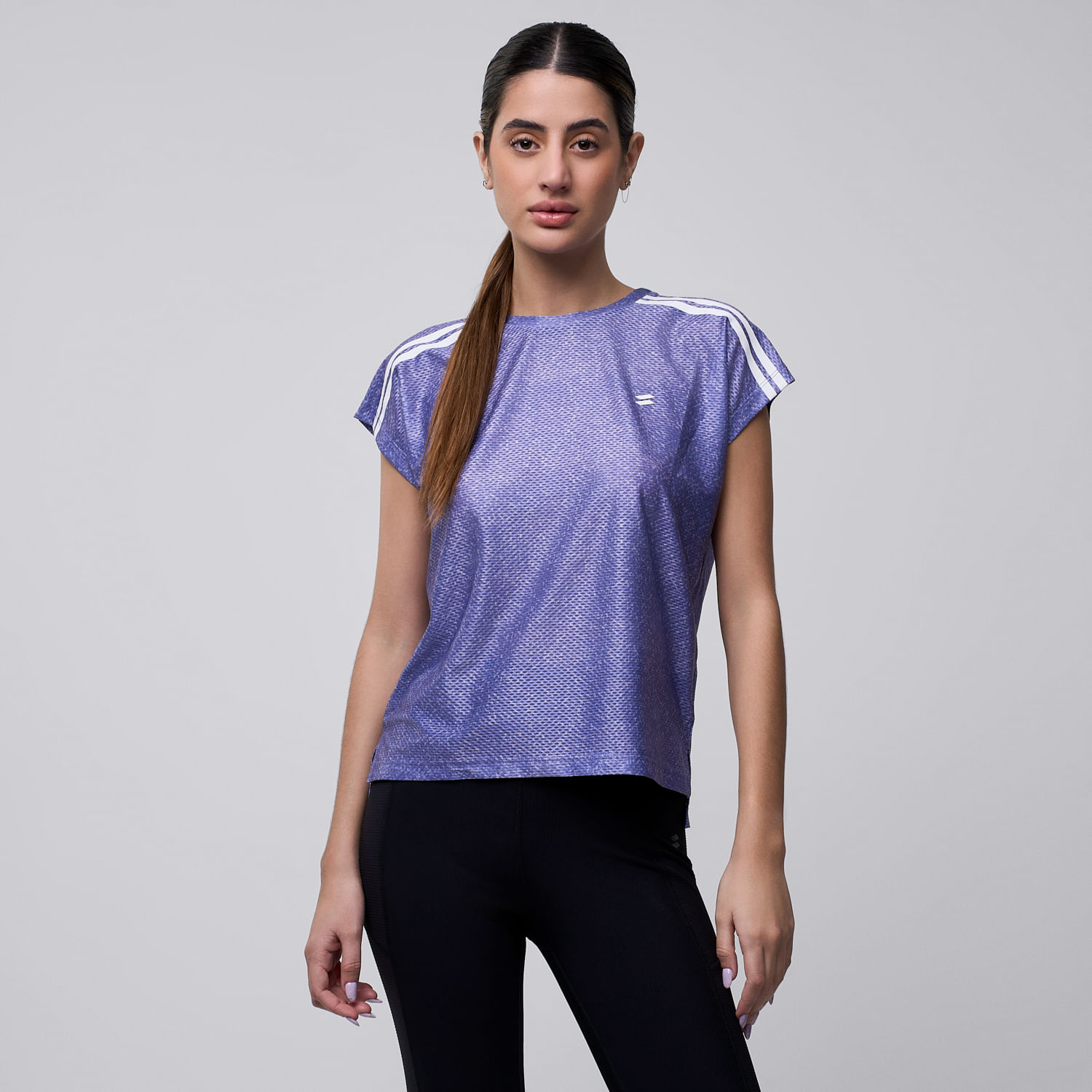 Polo Deportivo Mujer Podium Rain Morado M