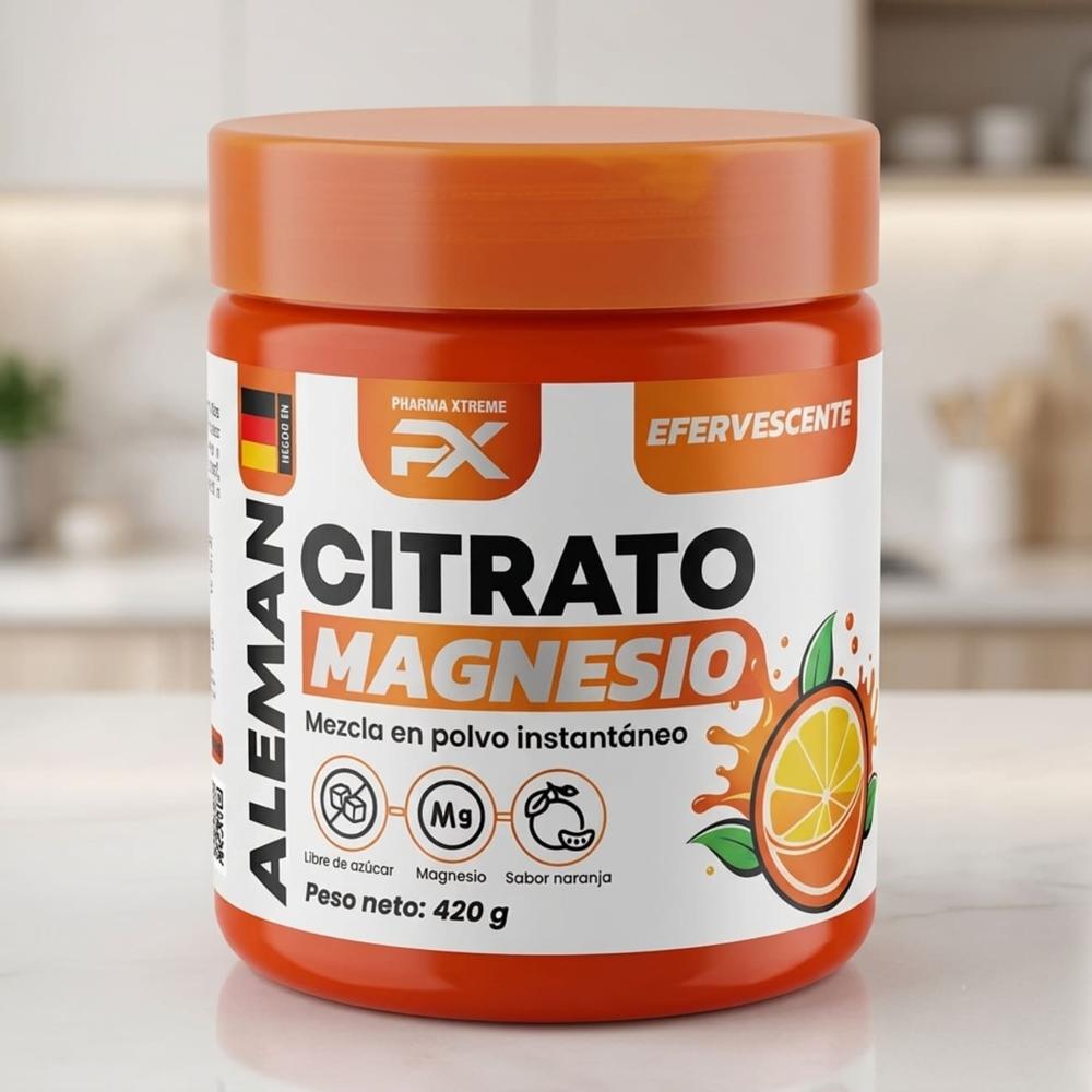 Citrato de Magnesio Sabor Naranja 420 g