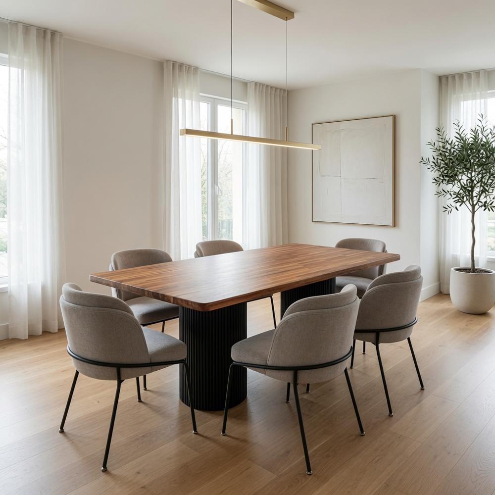 Juego de Comedor Berlín 6 Sillas con Estructura de Fierro TU MESITA