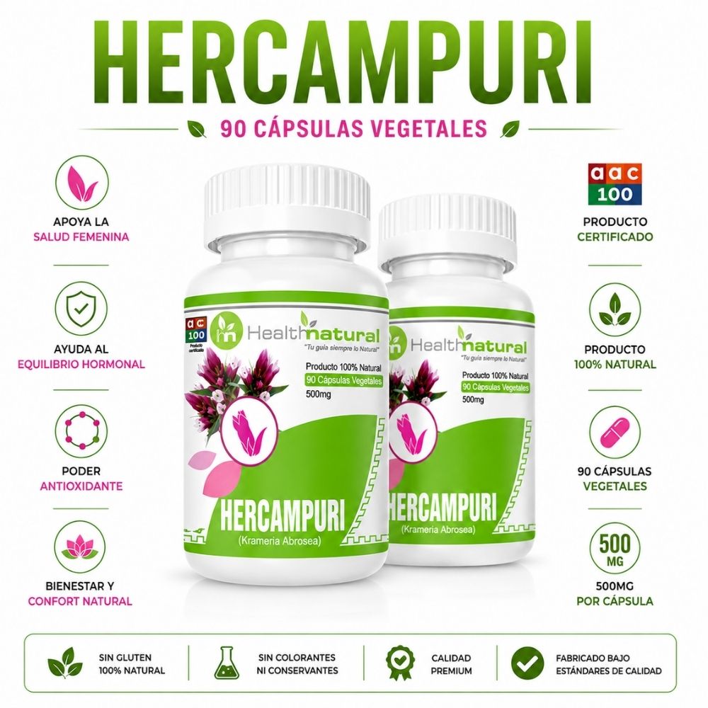 PACK 2 HERCAMPURI HEALTHNATURAL 100MG