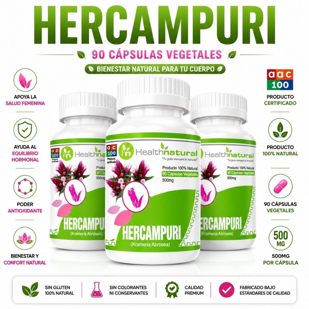 PACK 3 HERCAMPURI HEALTHNATURAL 1500MG
