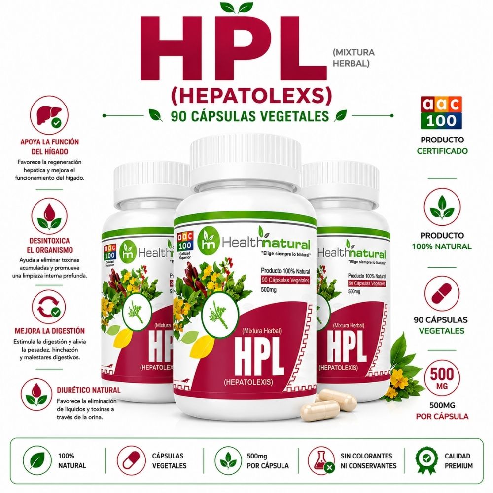 PACK 3 HEPATOLEX HPL HEALTHNATURAL 1500MG