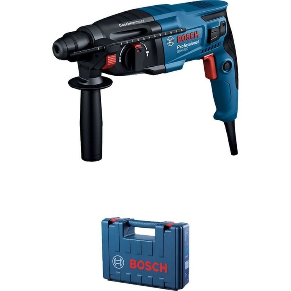 Rotomartillo Bosch GBH 220 SDS-PLUS 720w 2 Jouls Profes.