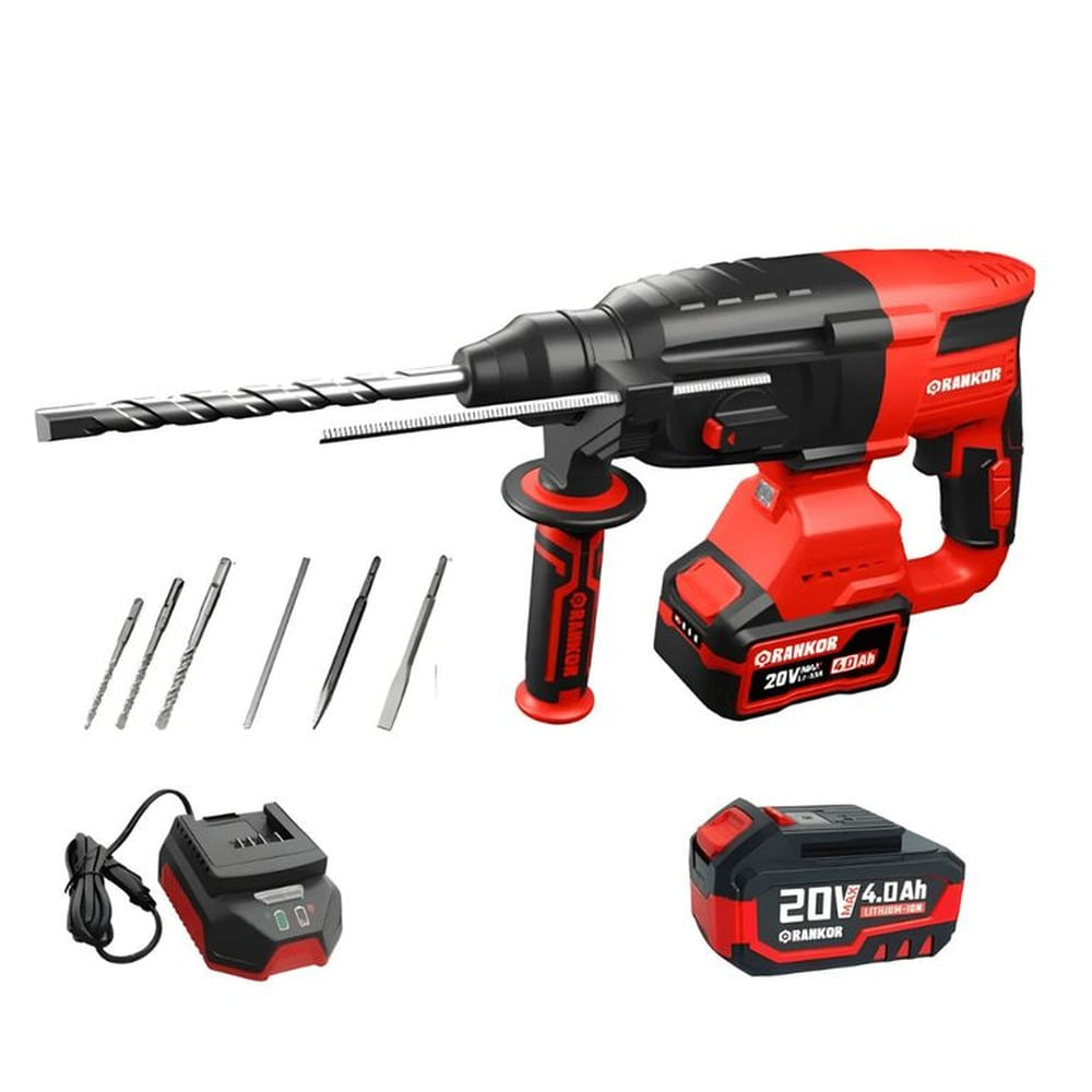 Rotomartillo Inalámbrico Sds-plus 20v Rankor 3.2 J Brushless RLHD20001