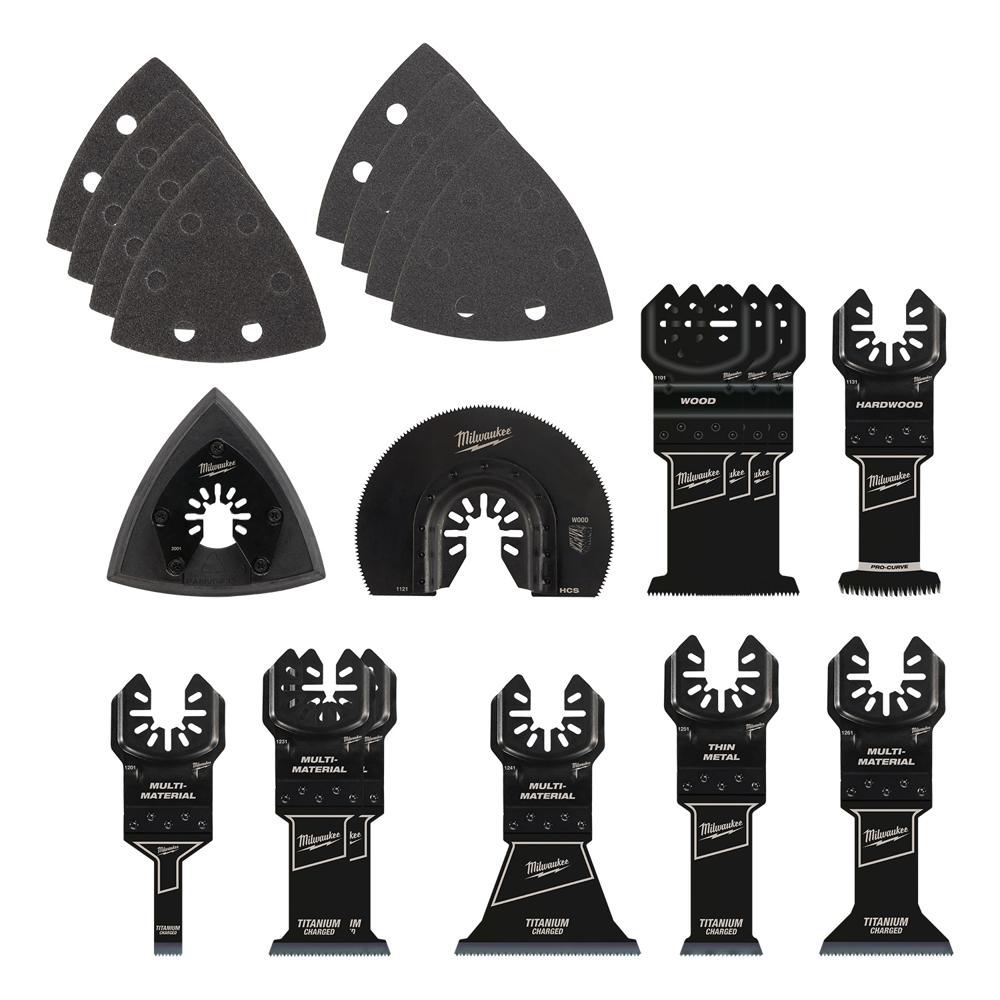 Kit de Accesorios para Herramienta Oscilante 20 Piezas Milwaukee 49-10-9920