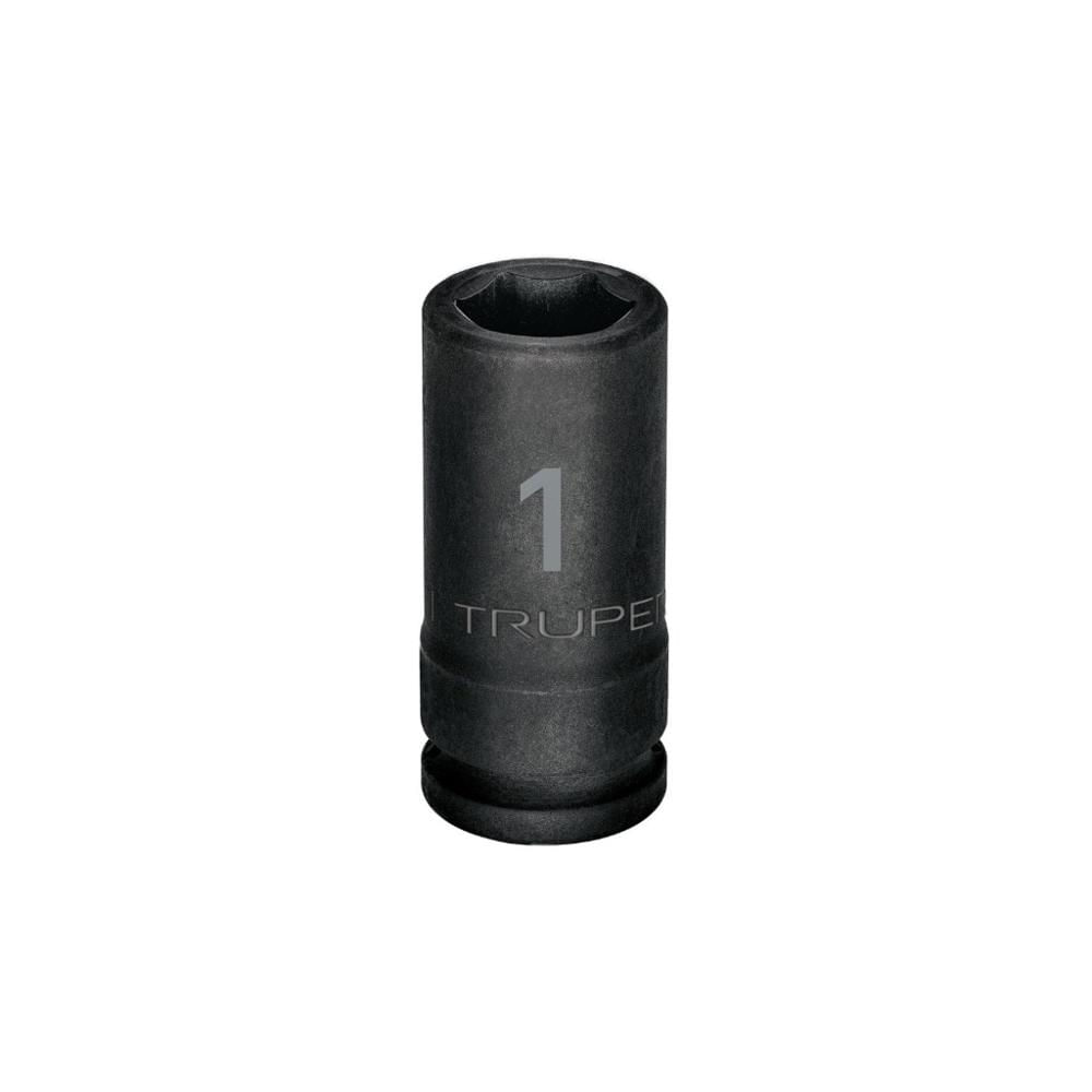 Dado largo de impacto de 1 pulg 6 puntas cuadro 34 TRUPER 12434