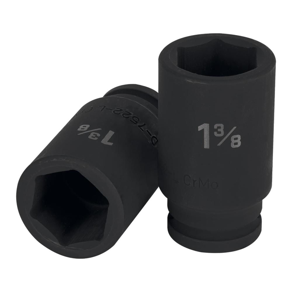 Dado largo de impacto de 1-38 6 puntas cuadro 34 TRUPER 12440