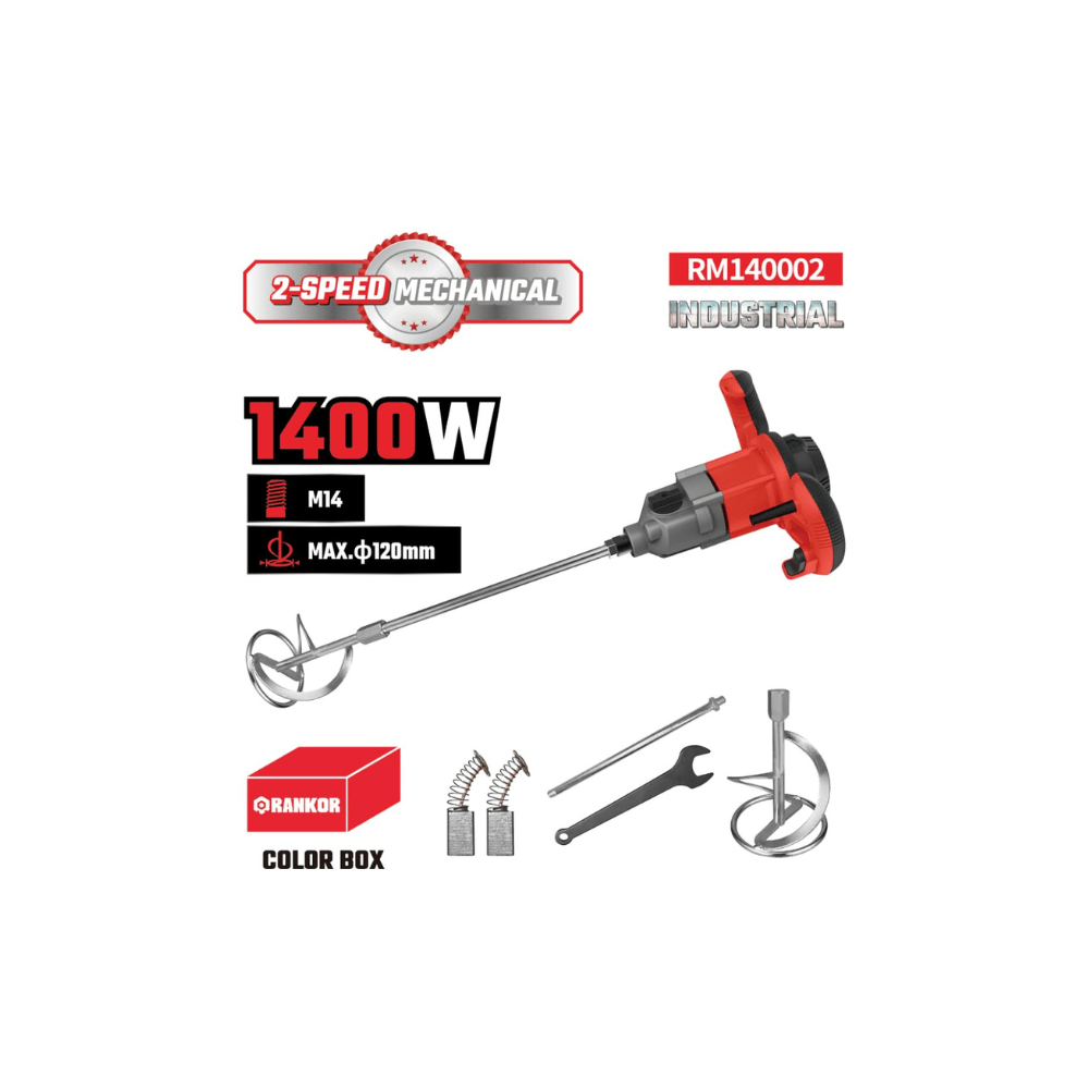 MEZCLADORA INDUSTRIAL RANKOR 1400W