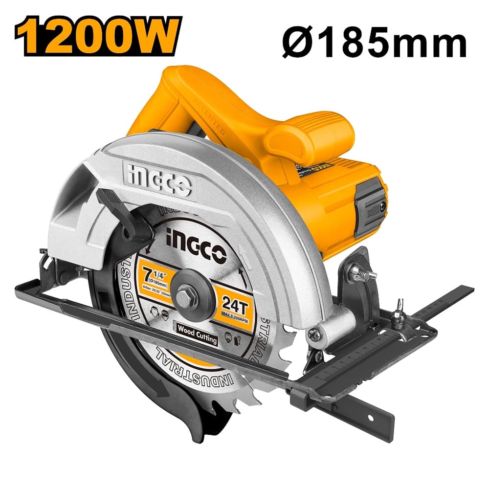 Sierra Circular Ingco 1200W 185MM CS18578