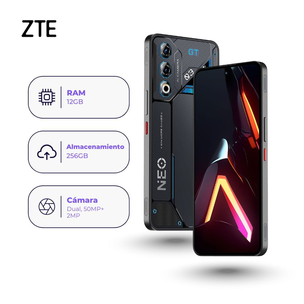 ZTE Nubia Neo 3 GT 5G 256GB 12GB Ram Gris oscuro
