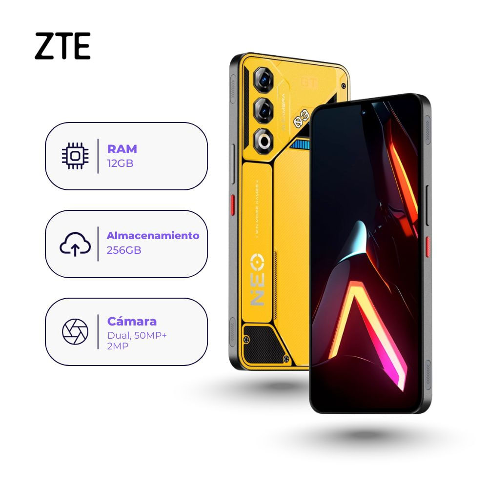 ZTE Nubia Neo 3 GT 5G 256GB 12GB Ram Amarillo