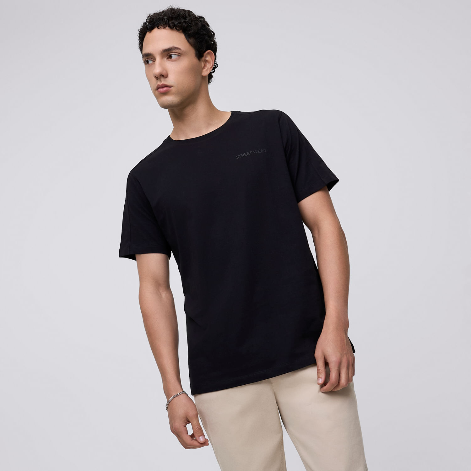 Polo Manga Corta Hombre Hd Side Hypnotic Negro Talla XL