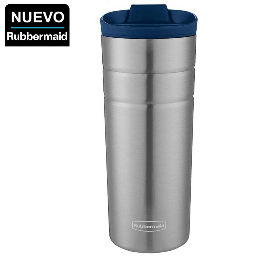 Vaso Rubbermaid de 473ml FLID NAUTICAL 2039431 Acero con Tapa Azul