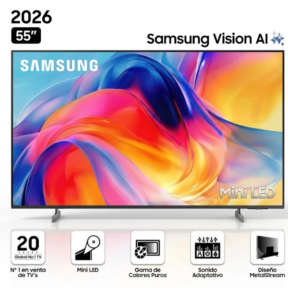 Televisor SAMSUNG Mini LED 55 UHD 4K Smart TV UN55M70HAGXPE