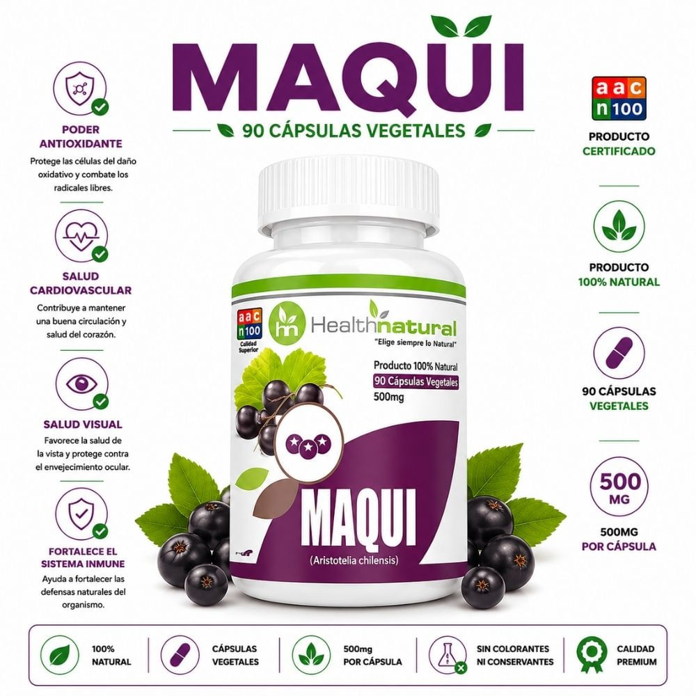 MAQUI HEALTHNATURAL 500MG