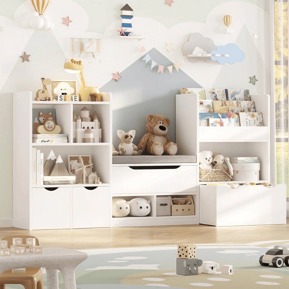 Estantería Organizador Infantil Vael Blanco Nice Home