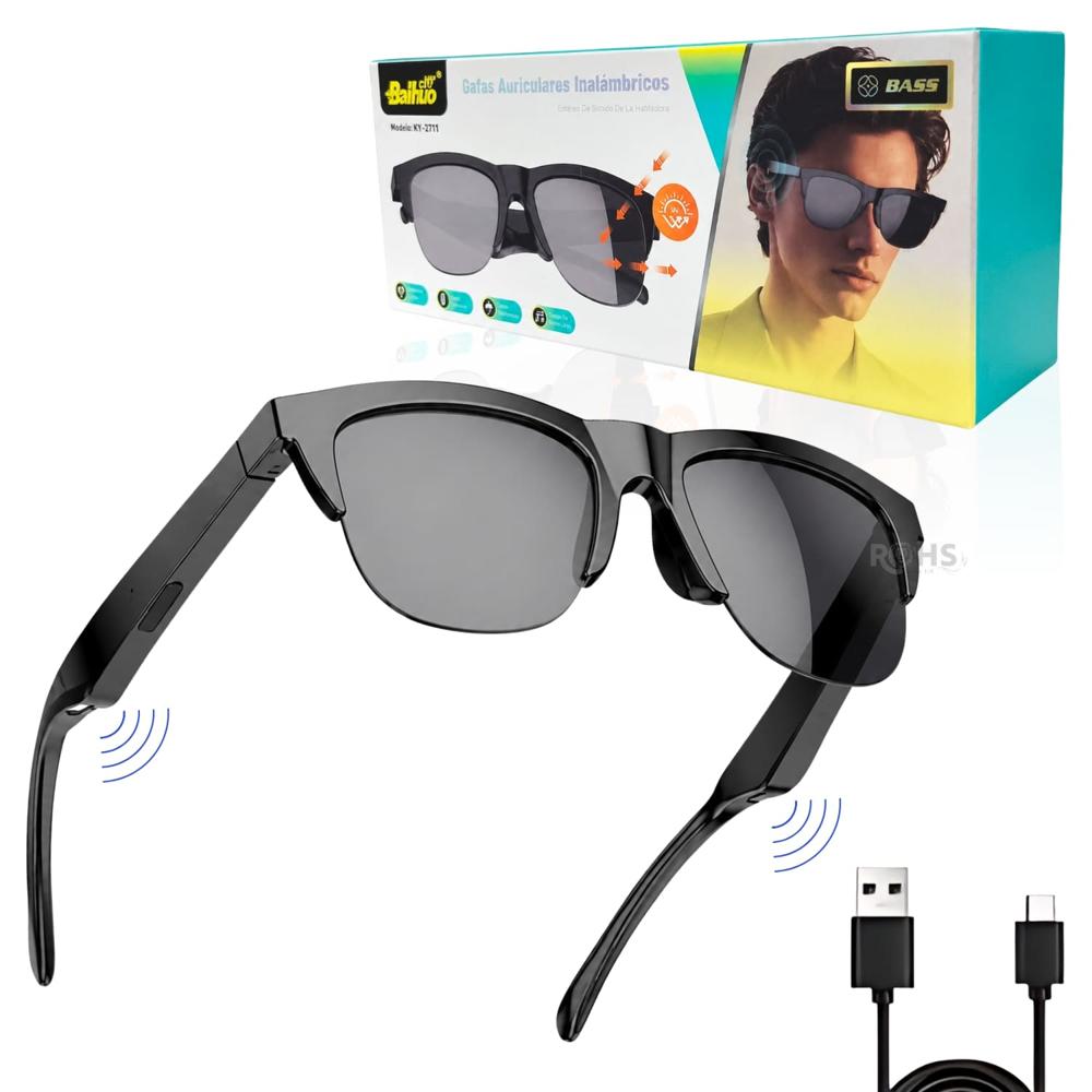 Lentes De Sol Con Parlante Bluetooth 5.4 Unisex