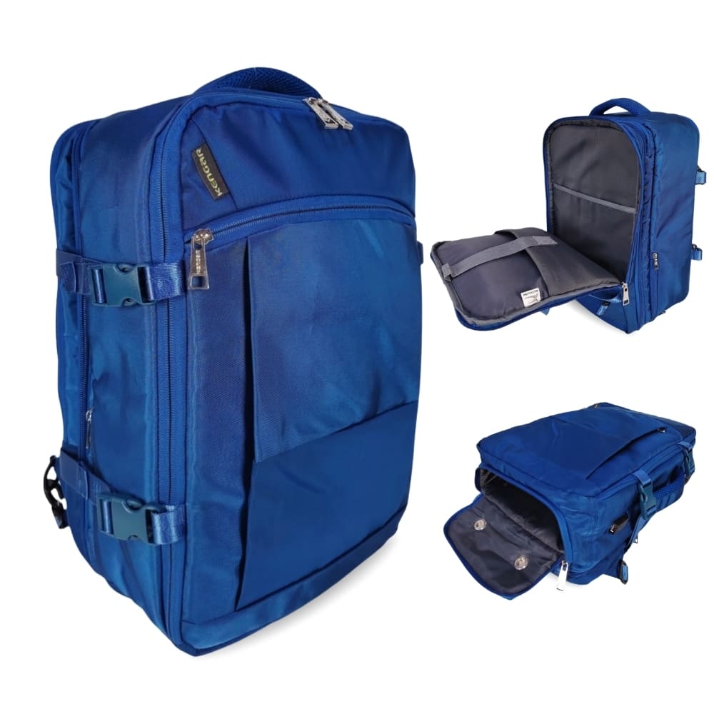 Mochila Viajera Kengar Modelo Trendy - Acero