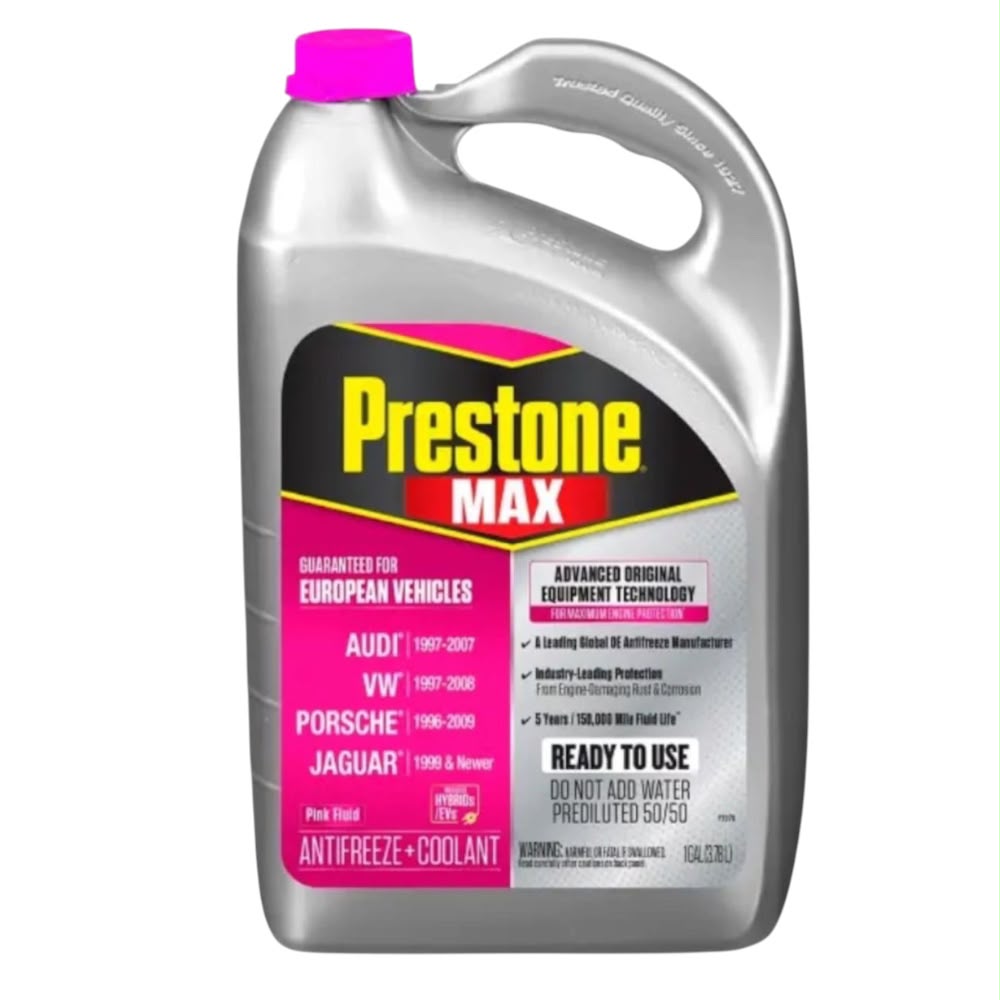 PRESTONE MAX ROSADO REFRIGERANTE PARA VEHÍCULOS EUROPEOS