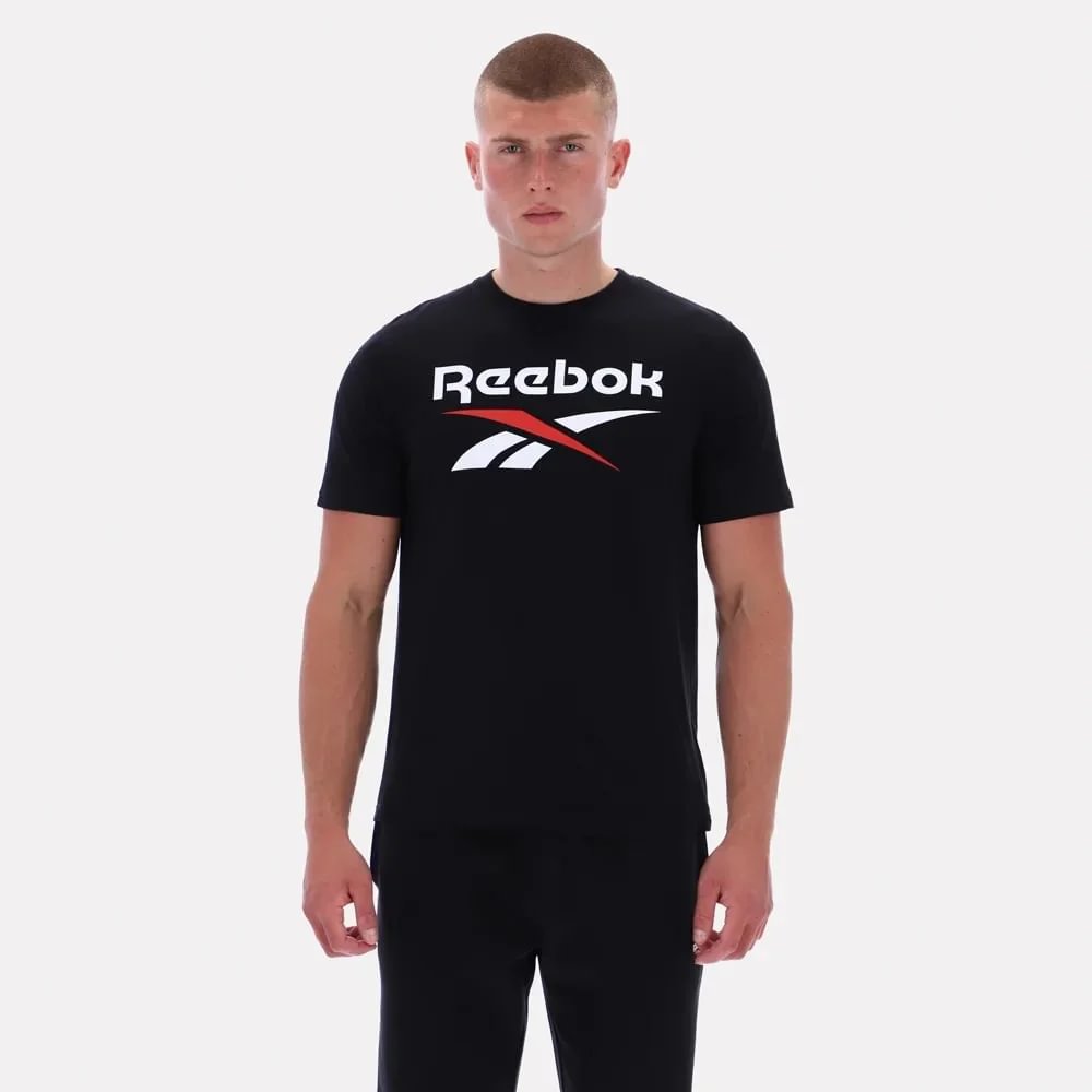 Polo Deportivo Reebok Negro Hombre Appcl029 S