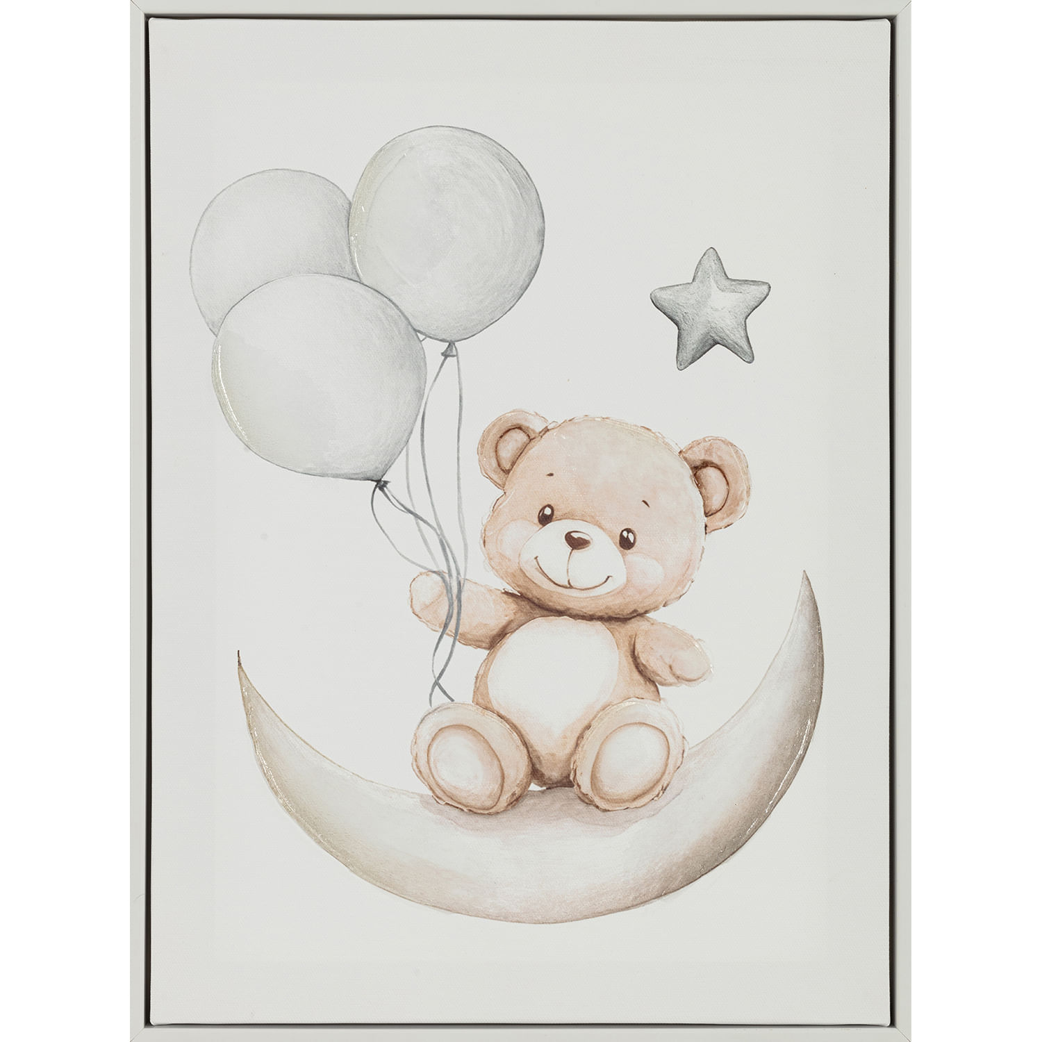 Cuadro Oso C/Handpaint 30 x 40Cm
