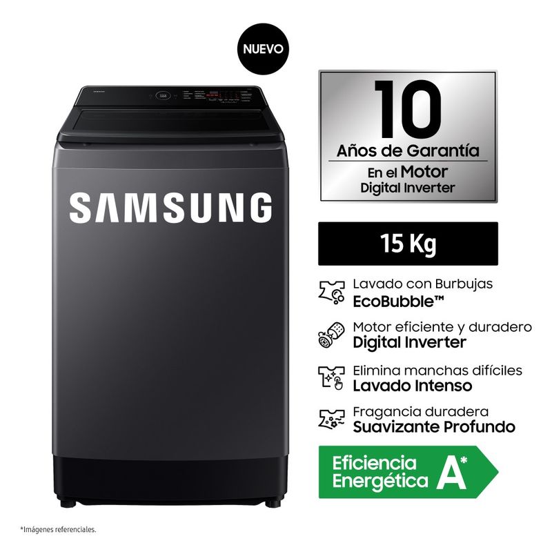 Samsung 15Kg EcoBubble WA40F15E4C