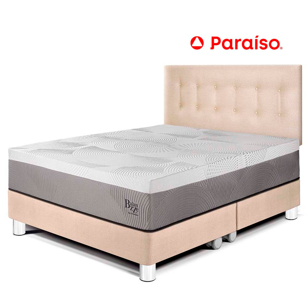 Dormitorio Balanzze Queen Champagne